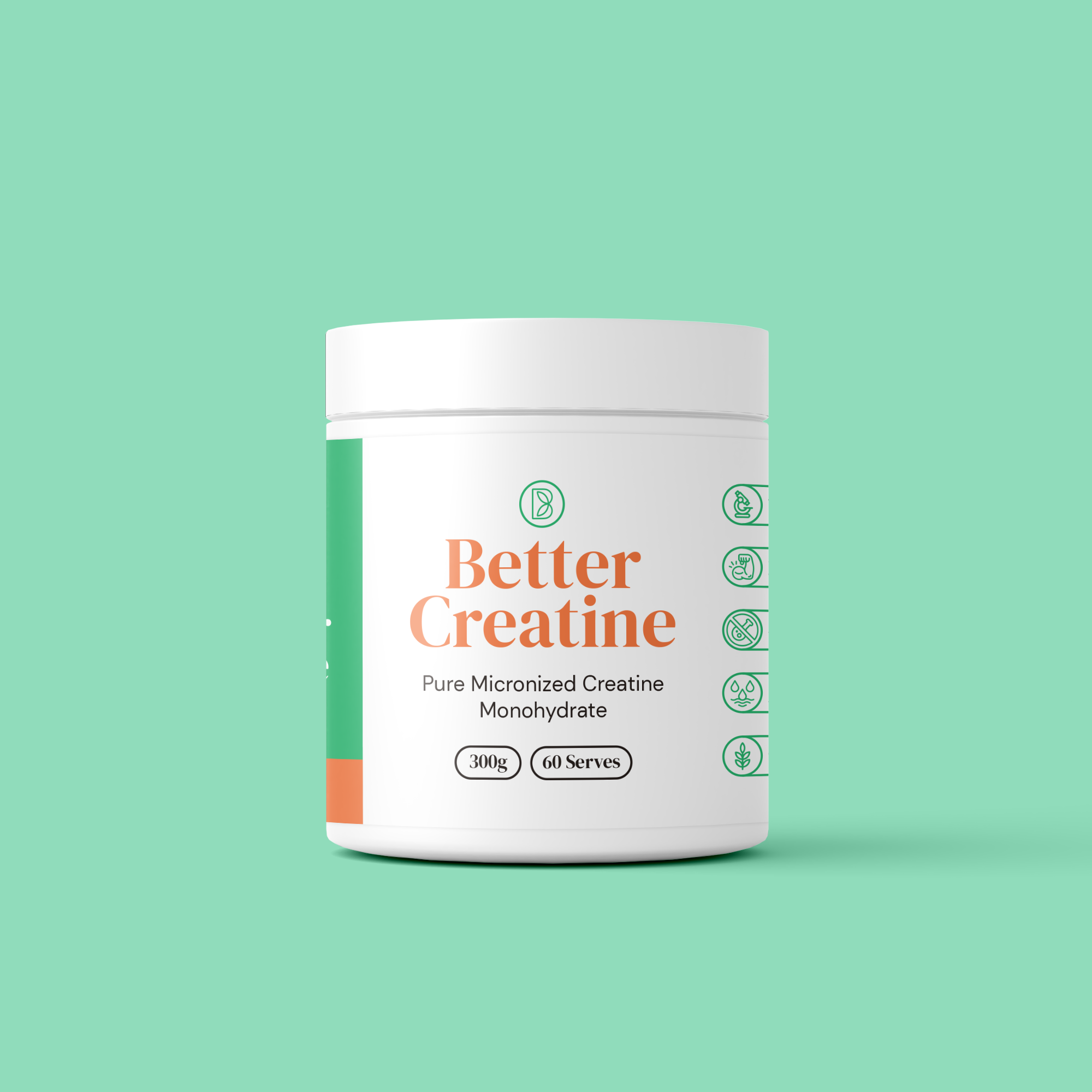 300g Better Creatine - Pure Micronized Creatine Monohydrate