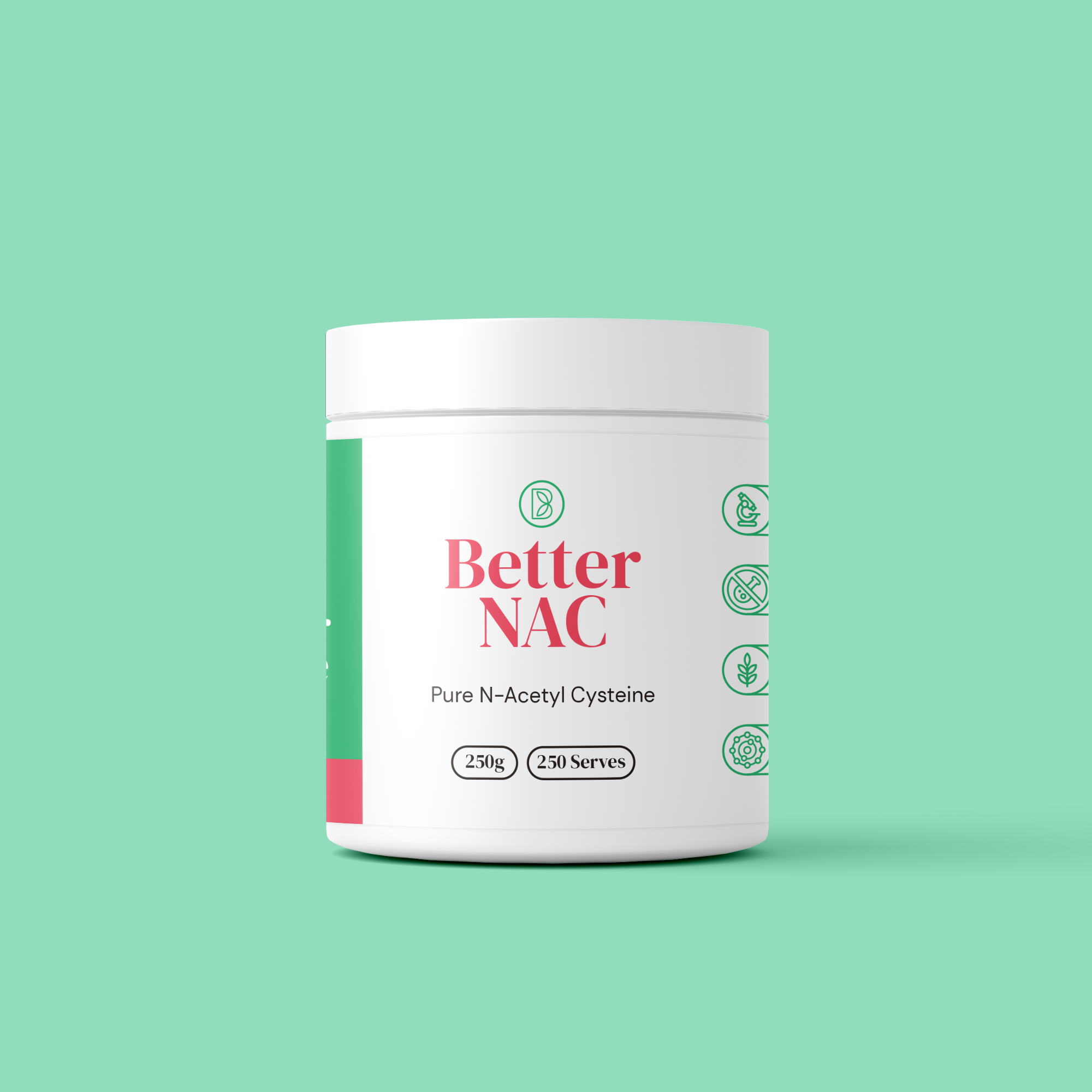 250g Better NAC - Pure N-Acetyl Cysteine